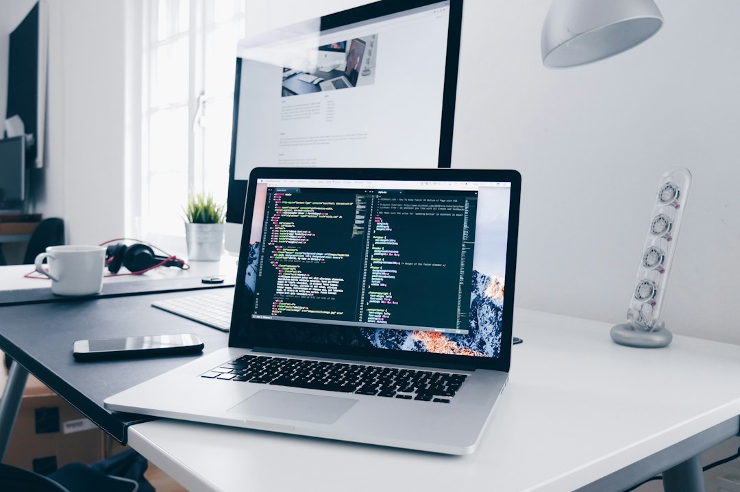 Web development workspace showing a digital product in progress